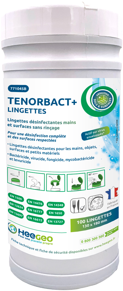 lingettes desinfectantes tenorbact x100