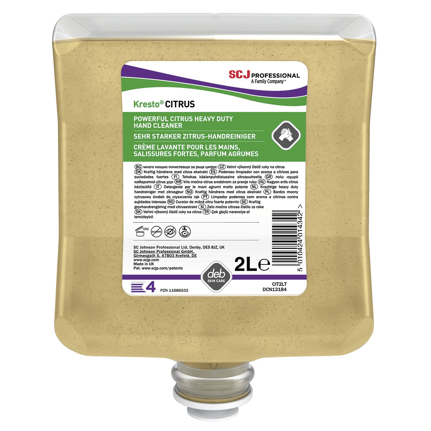 deb citrus power wash microbille- 4x2l