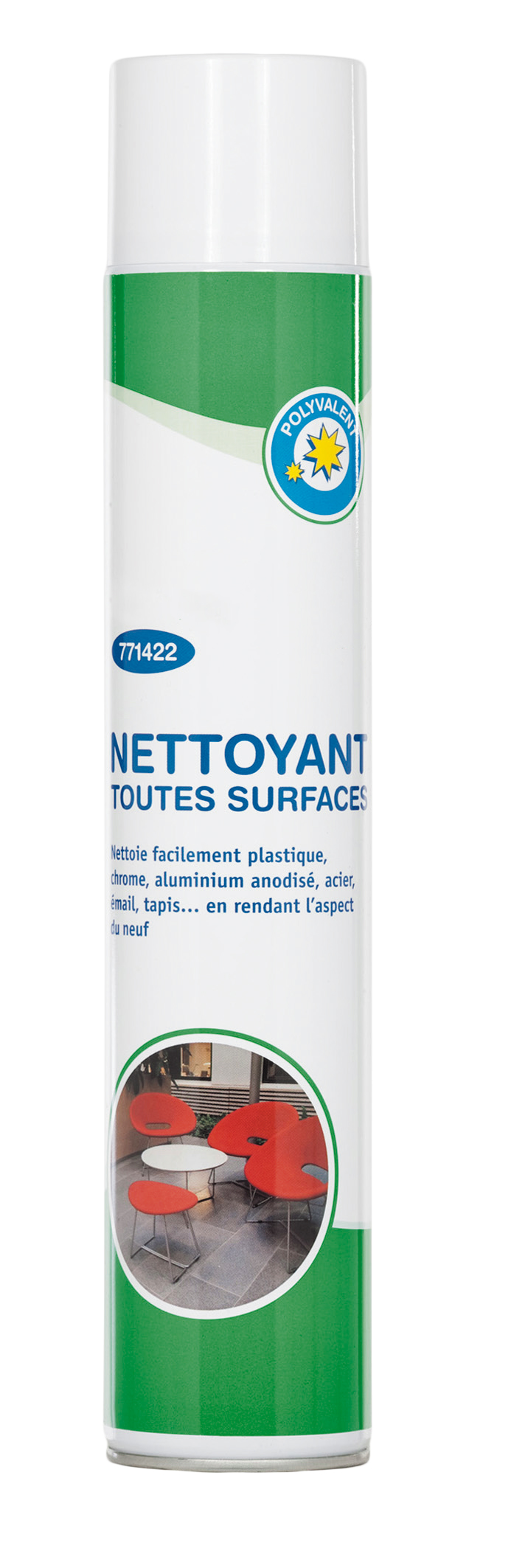 bombes nettoyant toutes surfaces 750ml x3