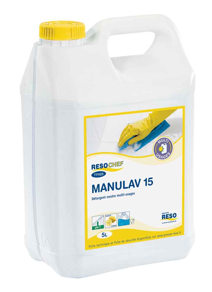 manulav 15 detergent tout usage 5l*