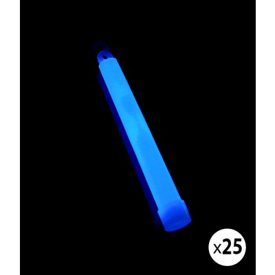 batons lumineux bleu x25