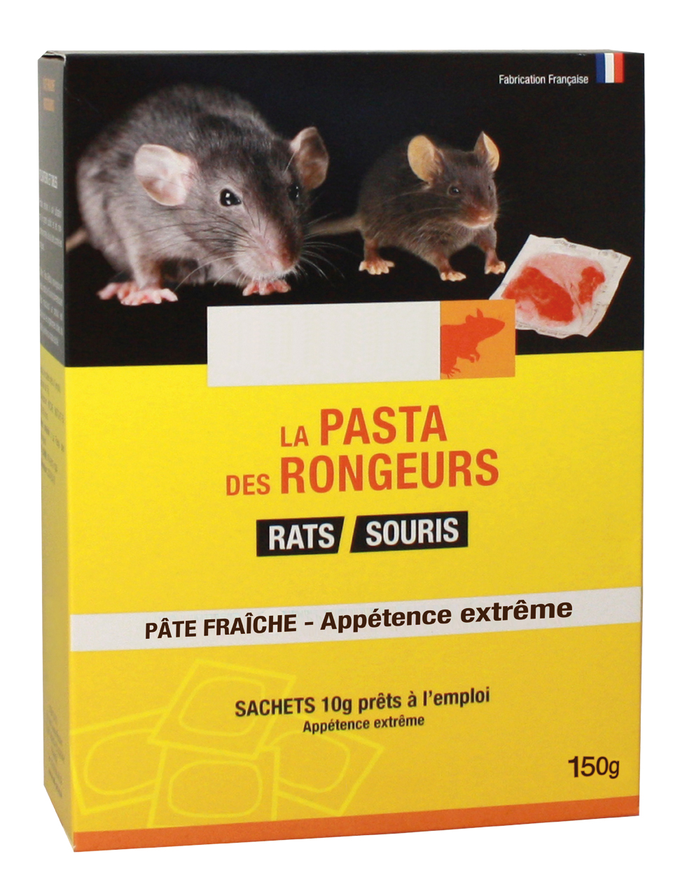pate raticide / souricide 150gr (15x10gr)