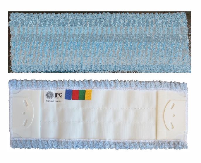 frange mixte poche/lang. tri compo microfibre abrasif 40cm