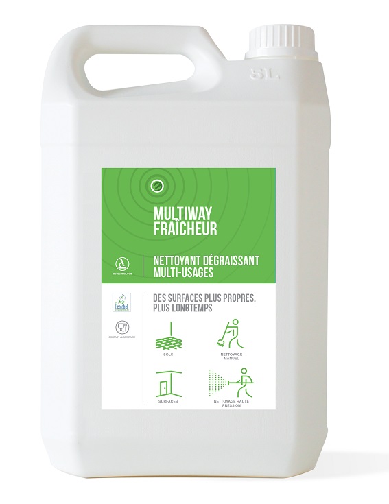 biodegraissant multiway fraicheur concentre ecolabel 5l cros