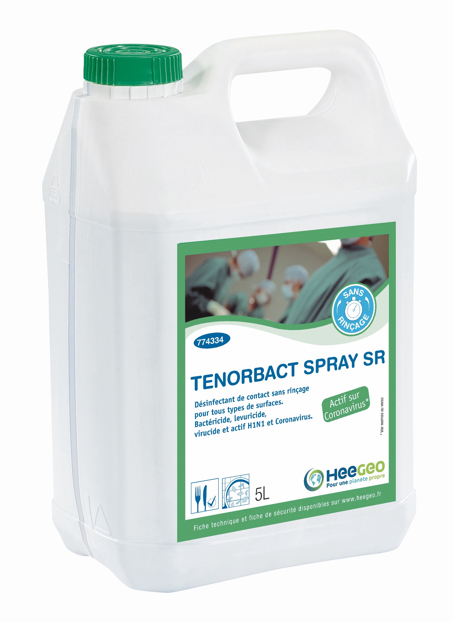 tenorbact sr pae desinfectant virucide 5l