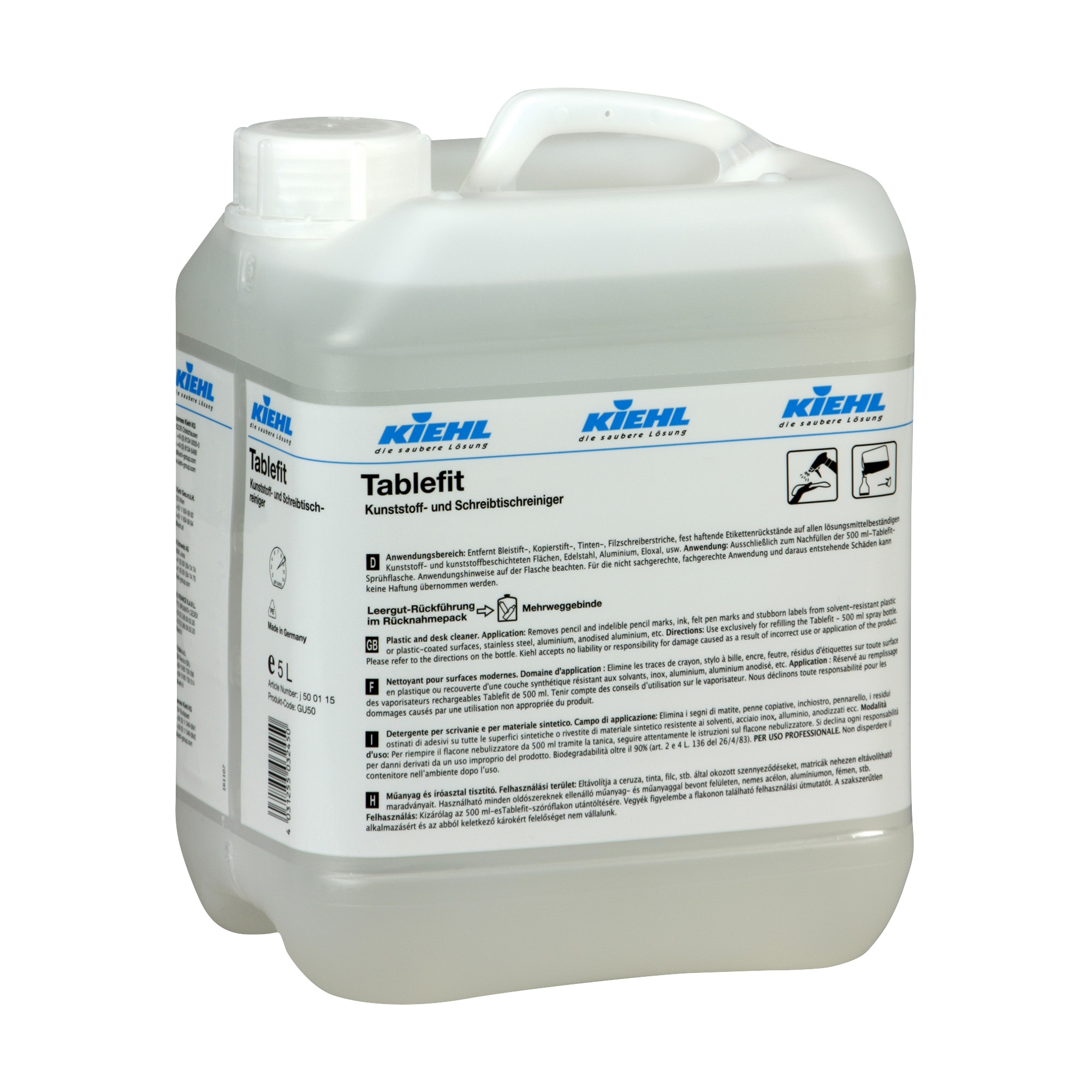 tablefit nettoyant intensif surfaces modernes 5l