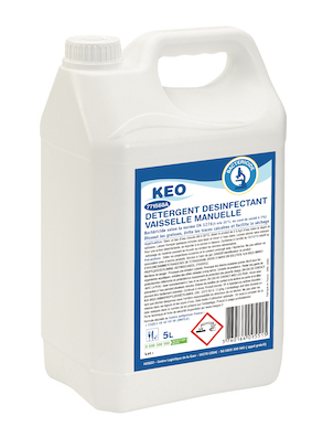 keo detergent desinfectant vaisselle manuelle 5l