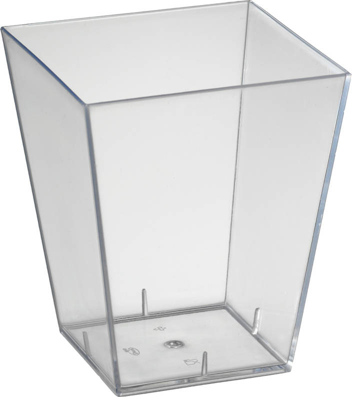 verrines cristal carrees 150ml 57x57x67mm ps
