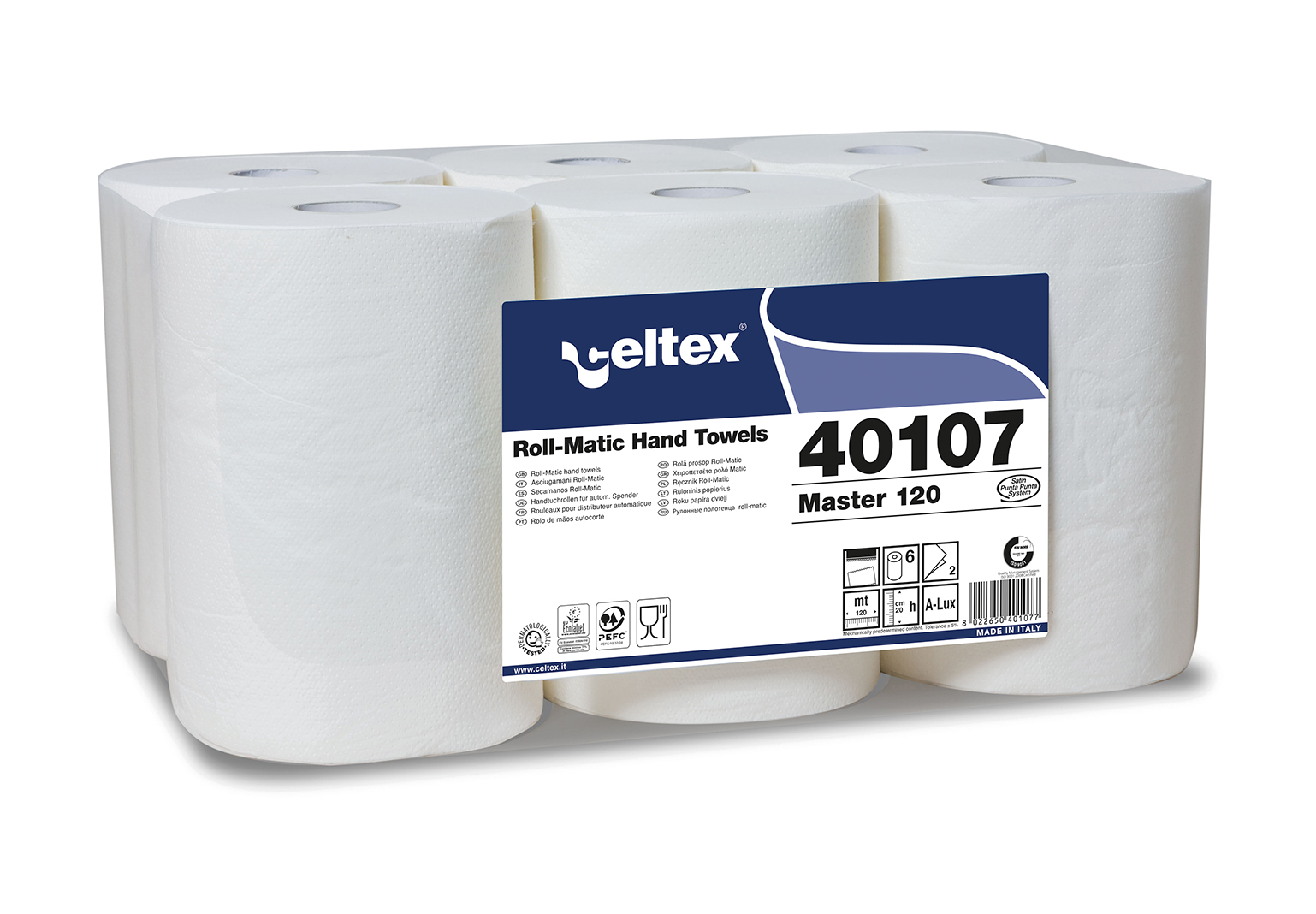 essuie main rollmatic 120 m(h765p) x 6 rlx
