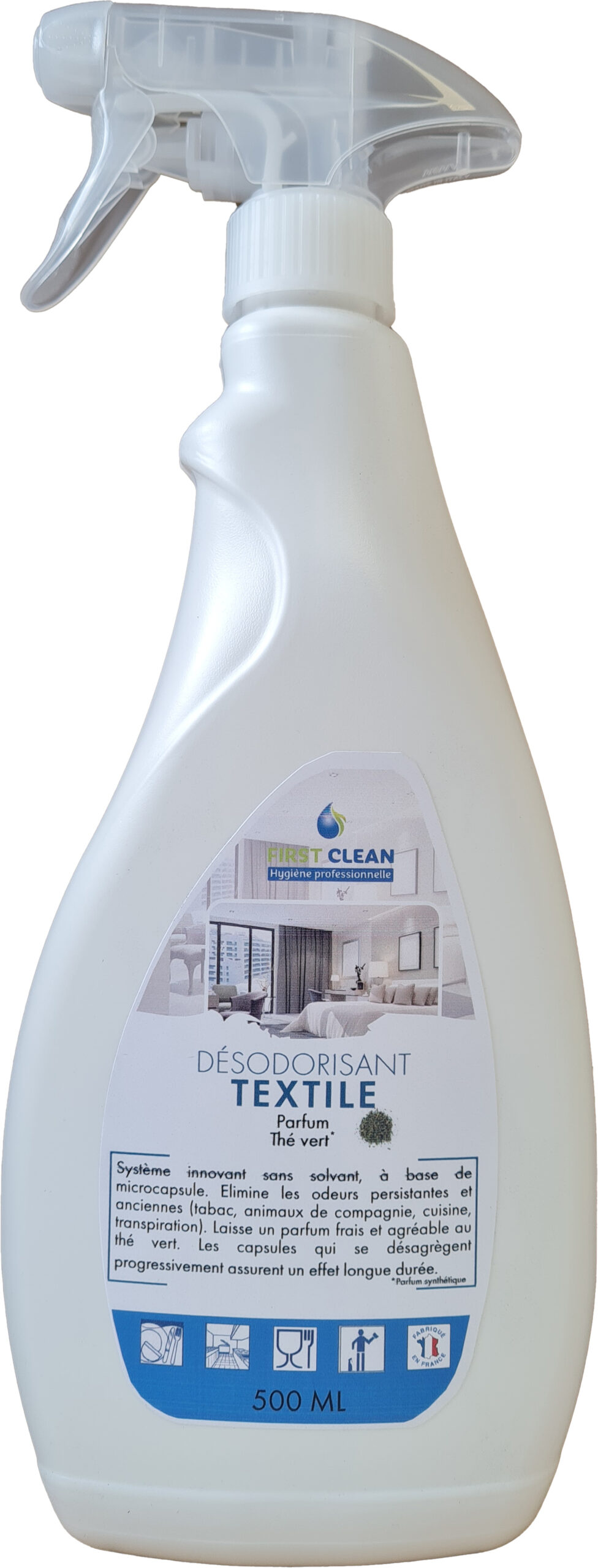 tenor textilfresh thé vert désodorisant textile 500ml