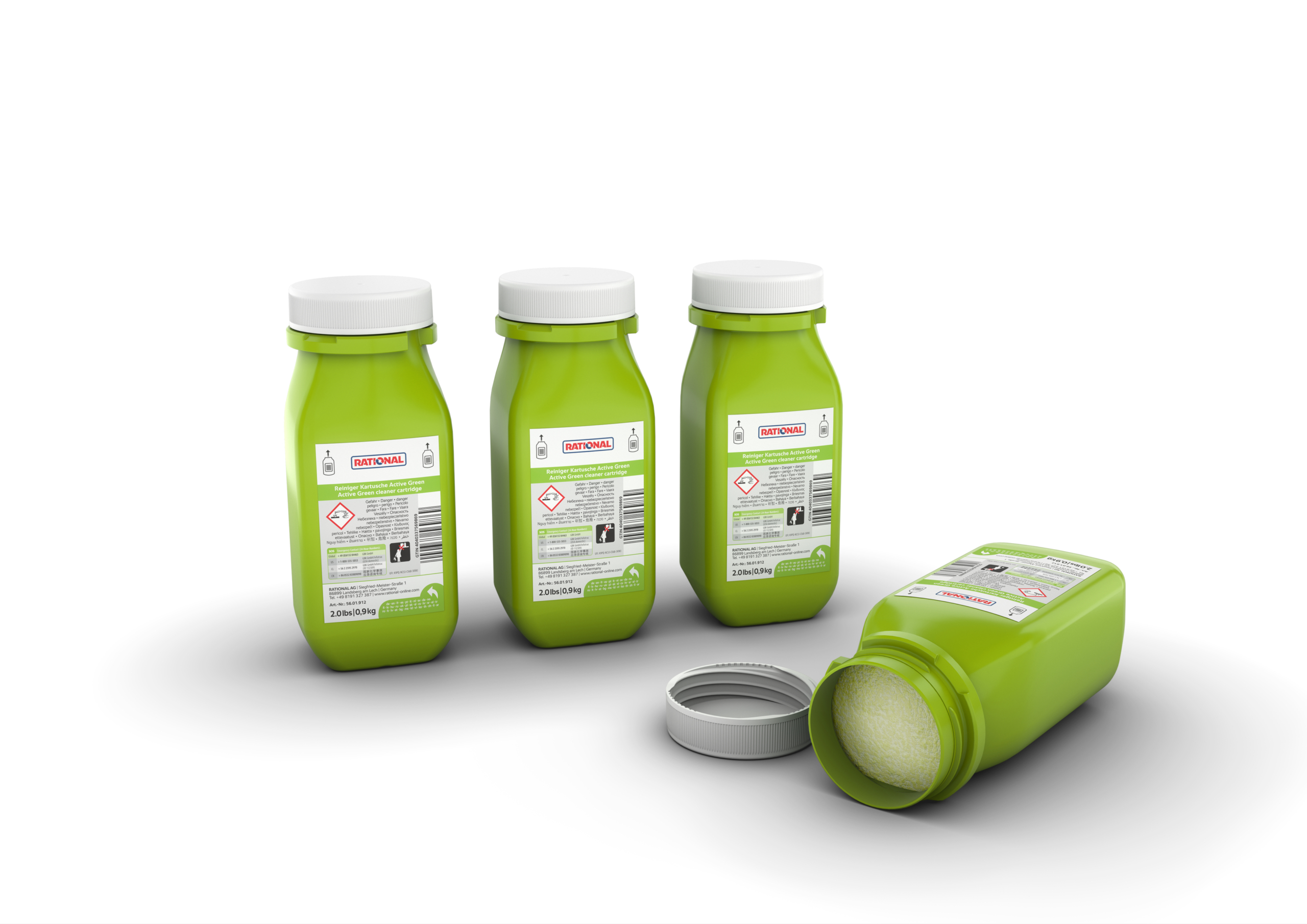 rational cartouche nettoyage active green four icombi x6