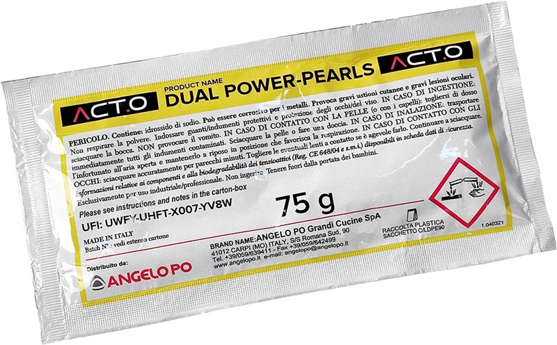 angelo po produit lavage four acto dual power-pearl 75g x100